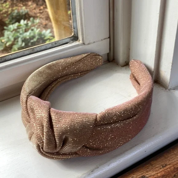 Anthropologie Lisel Sparkle Knotted Headband - Picture 2 of 5